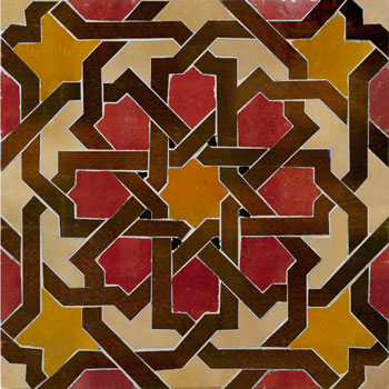 Mosaic House Moroccan tile Metam LG SQ 7-19-8-32-6 Black,   Red,   Ochre,   Brown,   Tan, beige, natural, terracotta   solid zellige, mosaic, zellij, field, pattern, glaze, intricate, traditional, classic 
